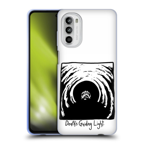 Matt Bailey Skull Deaths Guiding Light Soft Gel Case for Motorola Moto G52