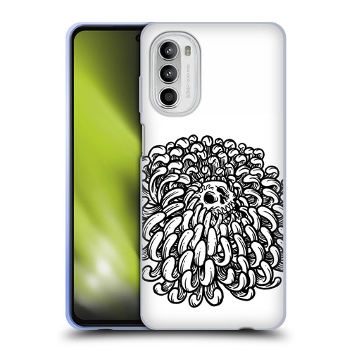 Matt Bailey Skull Flower Soft Gel Case for Motorola Moto G52