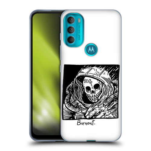Matt Bailey Skull Burnout Soft Gel Case for Motorola Moto G71 5G