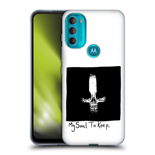 Matt Bailey Skull My Soul To Keep Soft Gel Case for Motorola Moto G71 5G
