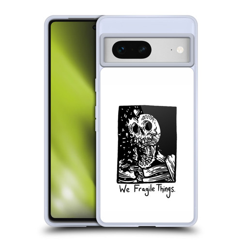 Matt Bailey Skull We Fragile Things Soft Gel Case for Google Pixel 7