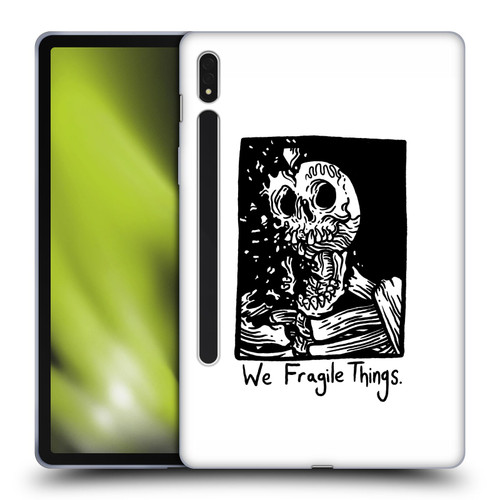 Matt Bailey Skull We Fragile Things Soft Gel Case for Samsung Galaxy Tab S8
