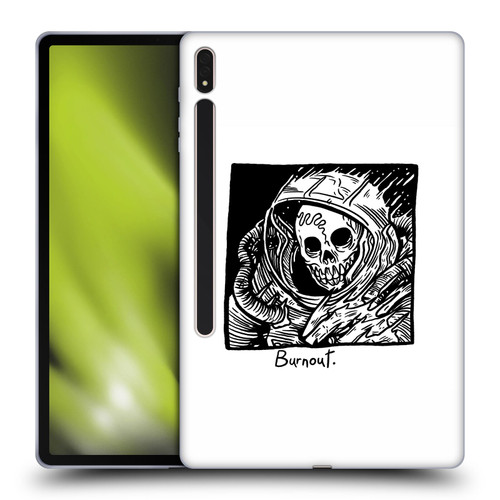 Matt Bailey Skull Burnout Soft Gel Case for Samsung Galaxy Tab S8 Plus