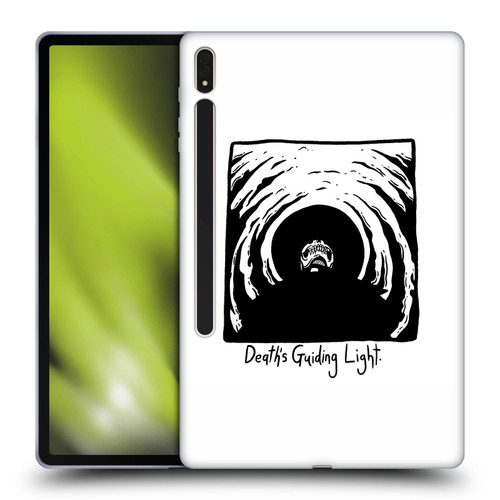 Matt Bailey Skull Deaths Guiding Light Soft Gel Case for Samsung Galaxy Tab S8 Plus