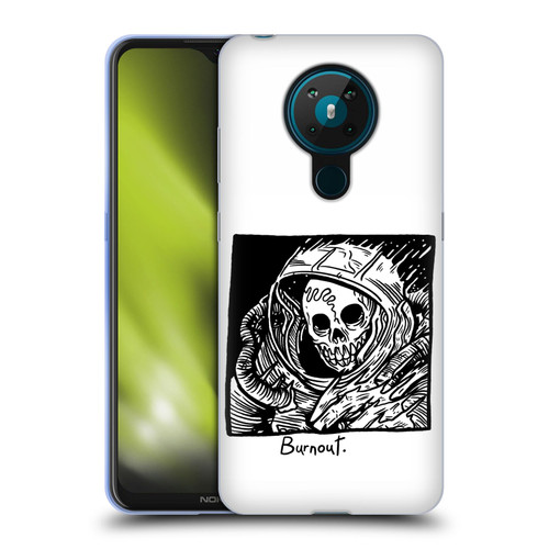Matt Bailey Skull Burnout Soft Gel Case for Nokia 5.3