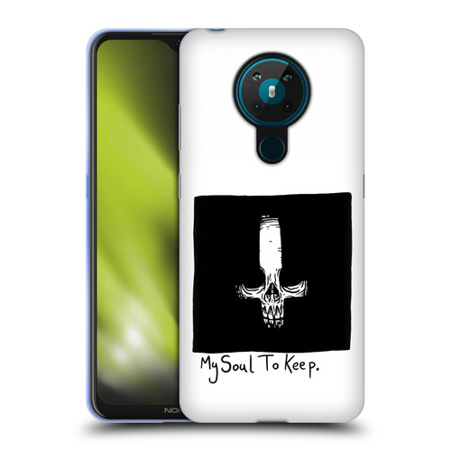 Matt Bailey Skull My Soul To Keep Soft Gel Case for Nokia 5.3