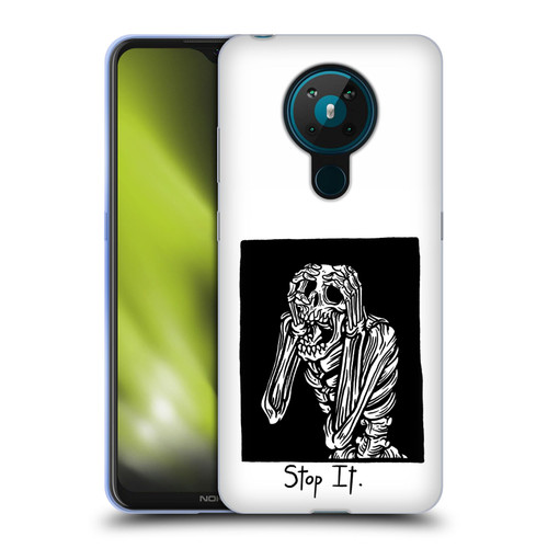 Matt Bailey Skull Stop It Soft Gel Case for Nokia 5.3