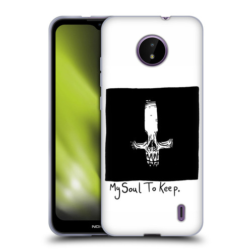 Matt Bailey Skull My Soul To Keep Soft Gel Case for Nokia C10 / C20