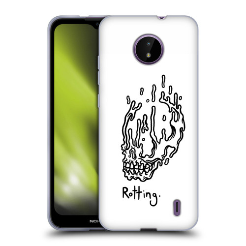 Matt Bailey Skull Rotting Soft Gel Case for Nokia C10 / C20