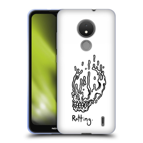 Matt Bailey Skull Rotting Soft Gel Case for Nokia C21