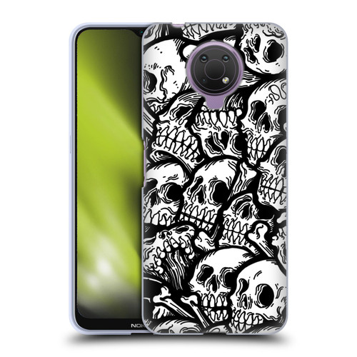 Matt Bailey Skull All Over Soft Gel Case for Nokia G10
