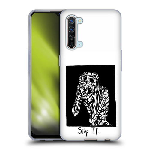 Matt Bailey Skull Stop It Soft Gel Case for OPPO Find X2 Lite 5G