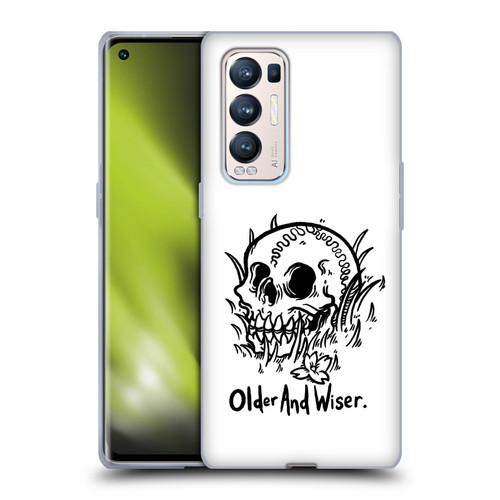 Matt Bailey Skull Older And Wiser Soft Gel Case for OPPO Find X3 Neo / Reno5 Pro+ 5G