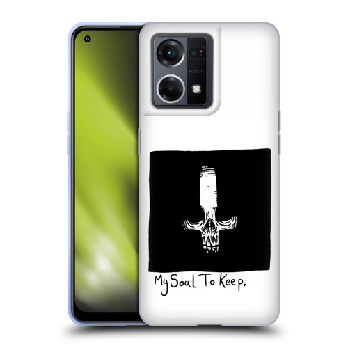 Matt Bailey Skull My Soul To Keep Soft Gel Case for OPPO Reno8 4G