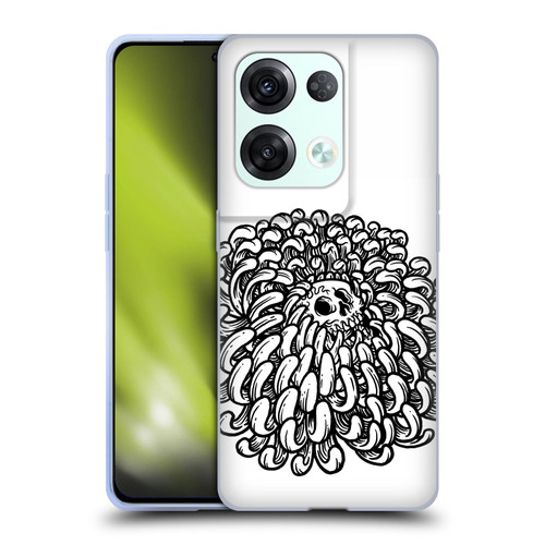 Matt Bailey Skull Flower Soft Gel Case for OPPO Reno8 Pro