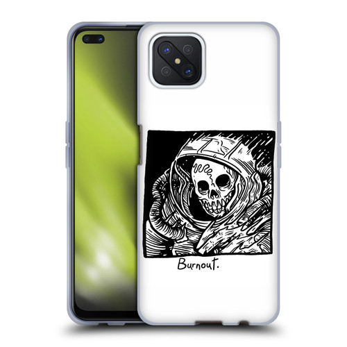 Matt Bailey Skull Burnout Soft Gel Case for OPPO Reno4 Z 5G