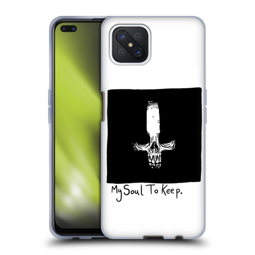 Matt Bailey Skull My Soul To Keep Soft Gel Case for OPPO Reno4 Z 5G