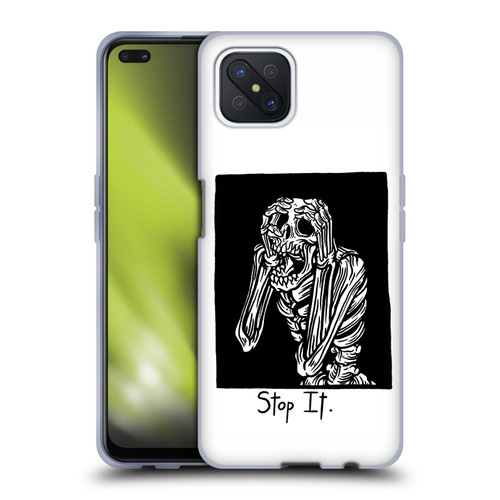 Matt Bailey Skull Stop It Soft Gel Case for OPPO Reno4 Z 5G