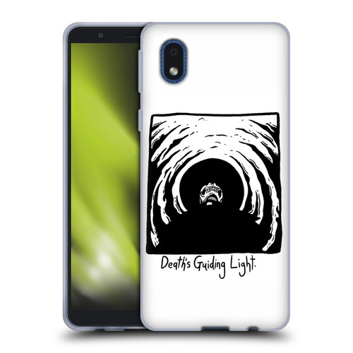 Matt Bailey Skull Deaths Guiding Light Soft Gel Case for Samsung Galaxy A01 Core (2020)