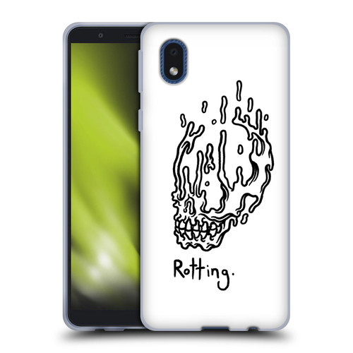 Matt Bailey Skull Rotting Soft Gel Case for Samsung Galaxy A01 Core (2020)