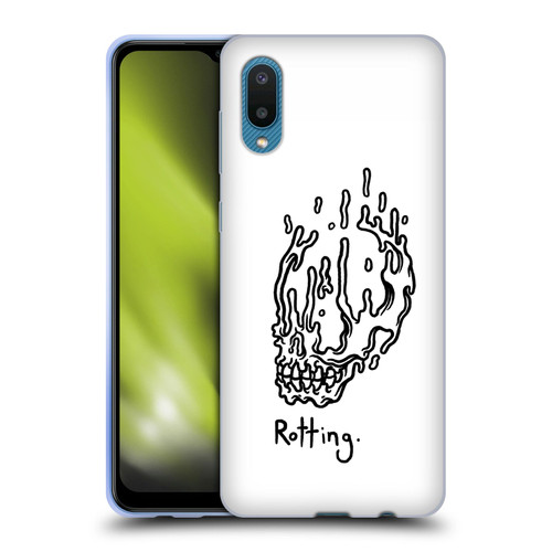 Matt Bailey Skull Rotting Soft Gel Case for Samsung Galaxy A02/M02 (2021)