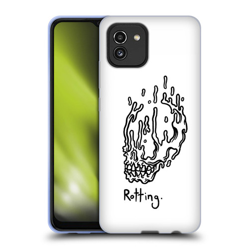 Matt Bailey Skull Rotting Soft Gel Case for Samsung Galaxy A03 (2021)