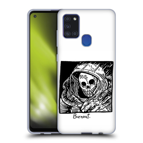 Matt Bailey Skull Burnout Soft Gel Case for Samsung Galaxy A21s (2020)