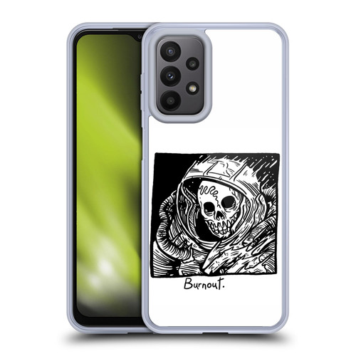 Matt Bailey Skull Burnout Soft Gel Case for Samsung Galaxy A23 / 5G (2022)