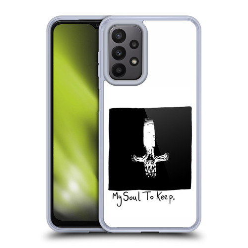 Matt Bailey Skull My Soul To Keep Soft Gel Case for Samsung Galaxy A23 / 5G (2022)