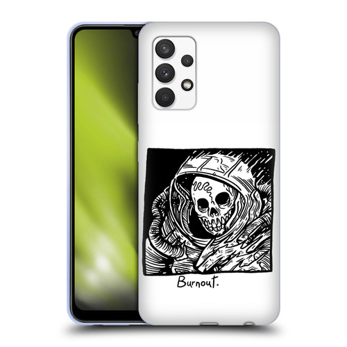 Matt Bailey Skull Burnout Soft Gel Case for Samsung Galaxy A32 (2021)