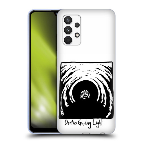 Matt Bailey Skull Deaths Guiding Light Soft Gel Case for Samsung Galaxy A32 (2021)