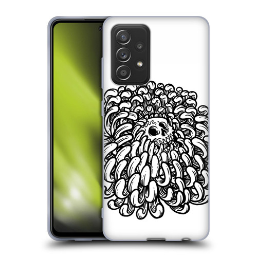 Matt Bailey Skull Flower Soft Gel Case for Samsung Galaxy A52 / A52s / 5G (2021)