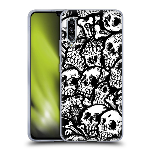 Matt Bailey Skull All Over Soft Gel Case for Samsung Galaxy A90 5G (2019)