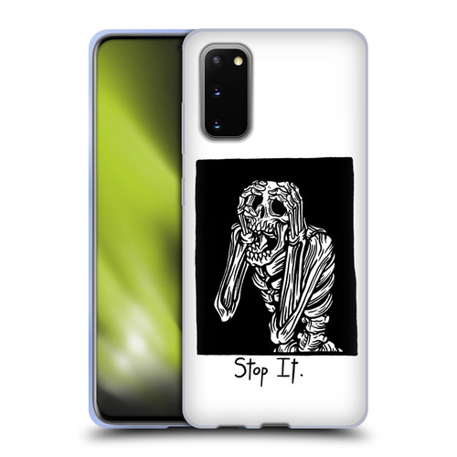 Matt Bailey Skull Stop It Soft Gel Case for Samsung Galaxy S20 / S20 5G