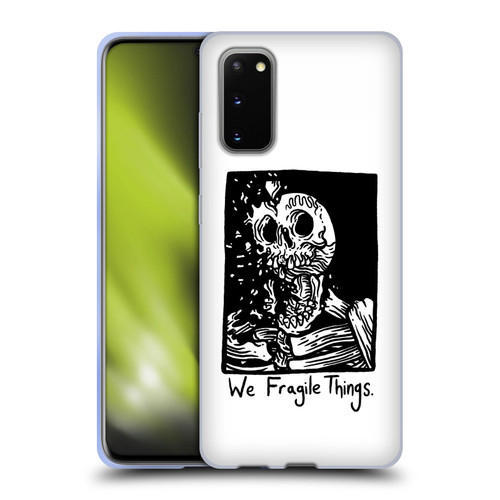 Matt Bailey Skull We Fragile Things Soft Gel Case for Samsung Galaxy S20 / S20 5G