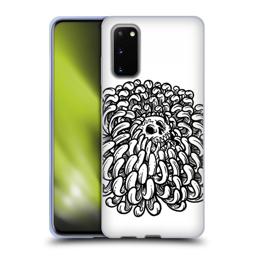 Matt Bailey Skull Flower Soft Gel Case for Samsung Galaxy S20 / S20 5G