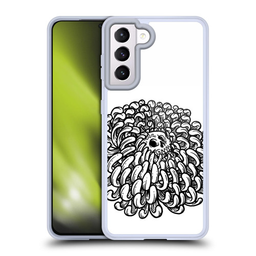 Matt Bailey Skull Flower Soft Gel Case for Samsung Galaxy S21 5G