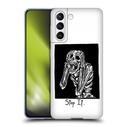 Matt Bailey Skull Stop It Soft Gel Case for Samsung Galaxy S21 5G