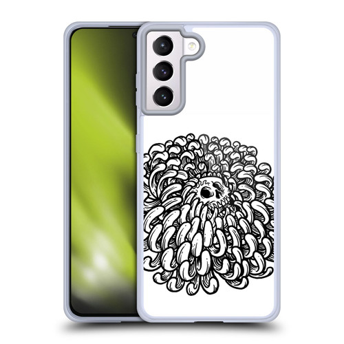Matt Bailey Skull Flower Soft Gel Case for Samsung Galaxy S21+ 5G