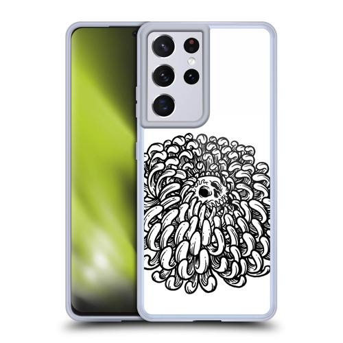 Matt Bailey Skull Flower Soft Gel Case for Samsung Galaxy S21 Ultra 5G