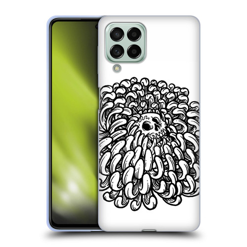 Matt Bailey Skull Flower Soft Gel Case for Samsung Galaxy M53 (2022)