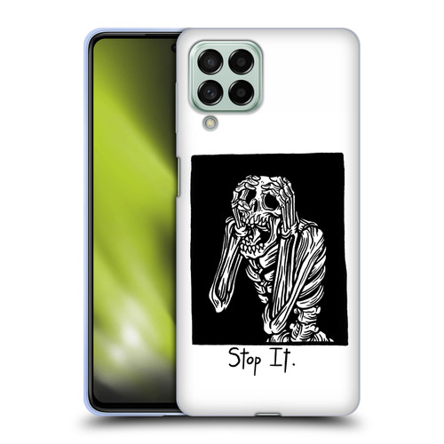 Matt Bailey Skull Stop It Soft Gel Case for Samsung Galaxy M53 (2022)