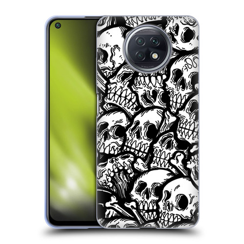 Matt Bailey Skull All Over Soft Gel Case for Xiaomi Redmi Note 9T 5G