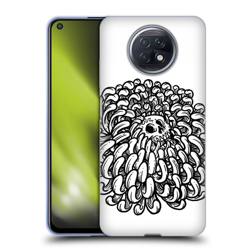 Matt Bailey Skull Flower Soft Gel Case for Xiaomi Redmi Note 9T 5G