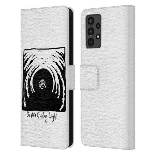 Matt Bailey Skull Deaths Guiding Light Leather Book Wallet Case Cover For Samsung Galaxy A13 (2022)