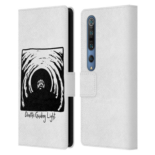 Matt Bailey Skull Deaths Guiding Light Leather Book Wallet Case Cover For Xiaomi Mi 10 5G / Mi 10 Pro 5G