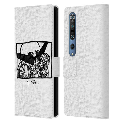 Matt Bailey Skull Hi Hater Leather Book Wallet Case Cover For Xiaomi Mi 10 5G / Mi 10 Pro 5G