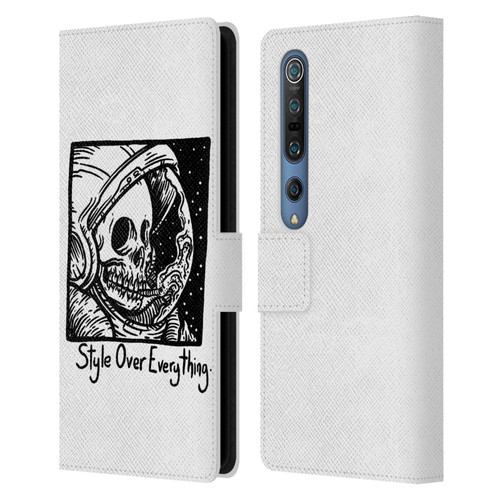 Matt Bailey Skull Style Over Everything Leather Book Wallet Case Cover For Xiaomi Mi 10 5G / Mi 10 Pro 5G