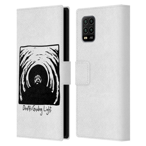 Matt Bailey Skull Deaths Guiding Light Leather Book Wallet Case Cover For Xiaomi Mi 10 Lite 5G