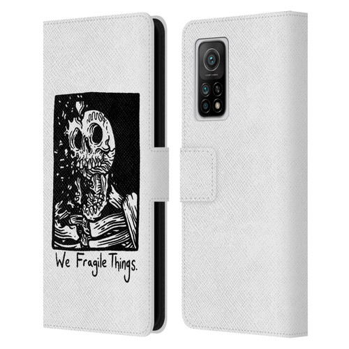 Matt Bailey Skull We Fragile Things Leather Book Wallet Case Cover For Xiaomi Mi 10T 5G